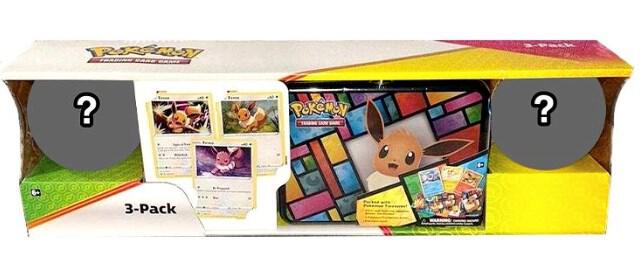 Costco Pokemon Collector 3-Pack: Eevee Treasure Chest + 2 Poke Ball Tins Miscellaneous Cards & Products Pokémon card
