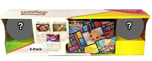 Costco Pokemon Collector 3-Pack: Eevee Treasure Chest + 2 Poke Ball Tins Miscellaneous Cards & Products Pokémon card