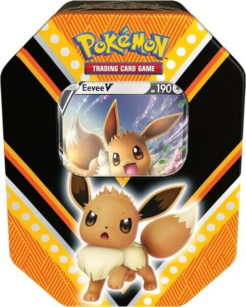 V Powers Tin [Eevee V] (International Version) Miscellaneous Cards & Products Pokémon card