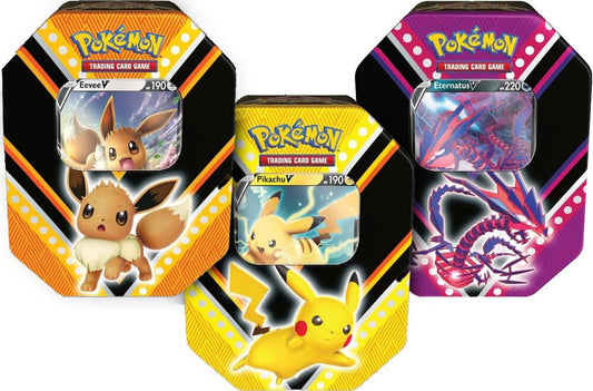 V Powers Tin [Set of 3] (International Version) Miscellaneous Cards & Products Pokémon card