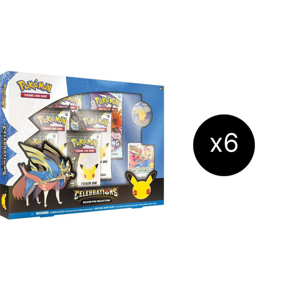 Celebrations Deluxe Pin Collection Case [Zacian LV. X] - Celebrations