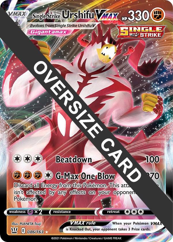 Single Strike Urshifu VMAX - 086/163 086/163 Promo Jumbo Cards Pokémon card