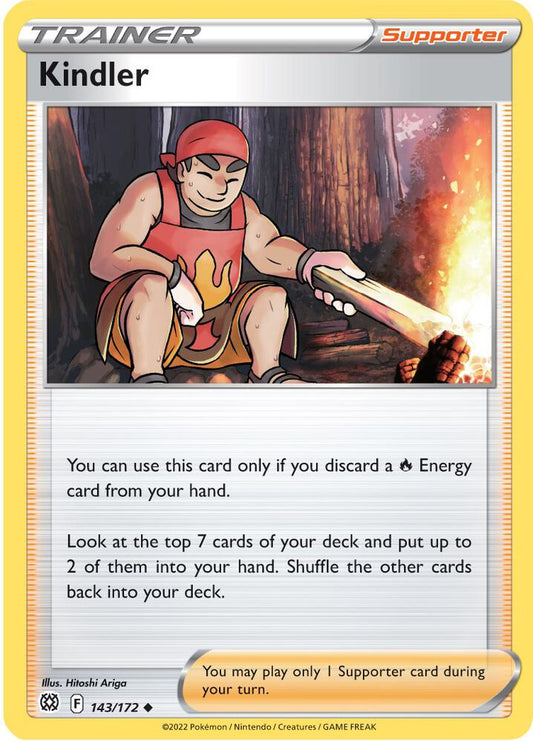 Kindler 143/172 Uncommon Brilliant Stars Pokémon card
