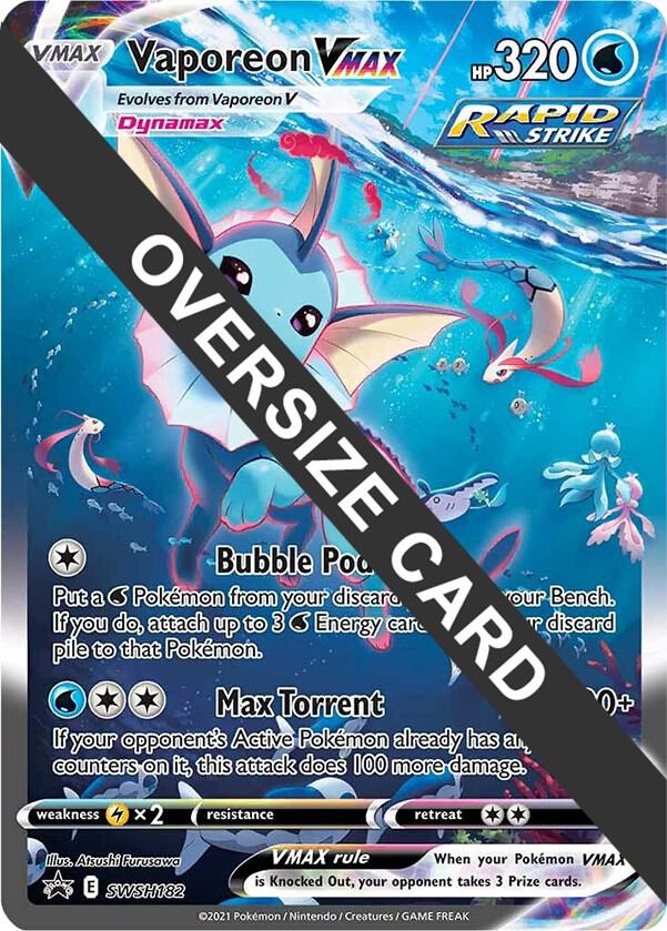Vaporeon VMAX - SWSH182 SWSH182 Promo Jumbo Cards Pokémon card