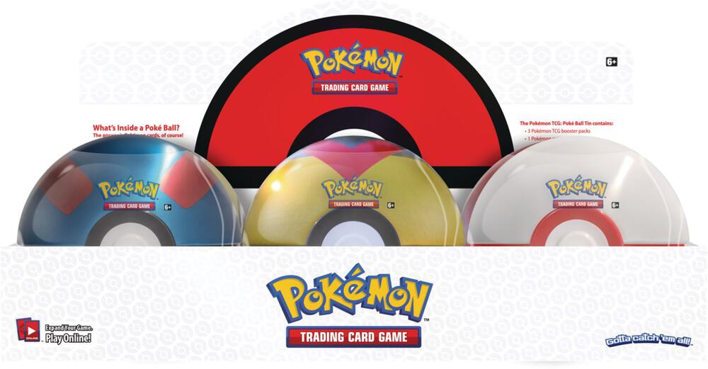 Poke Ball Tin Display (Q1 2021) - Miscellaneous Cards & Products