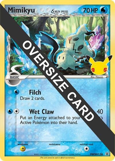 Mimikyu (Delta Species) - SWSH136 SWSH136 Promo Jumbo Cards Pokémon card