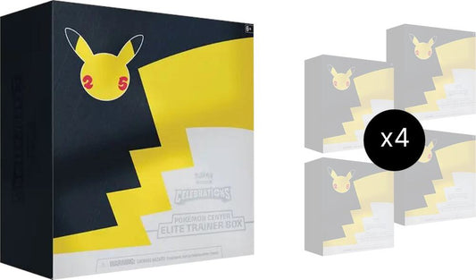 Celebrations Pokemon Center Elite Trainer Box Case (Exclusive) Pokémon card