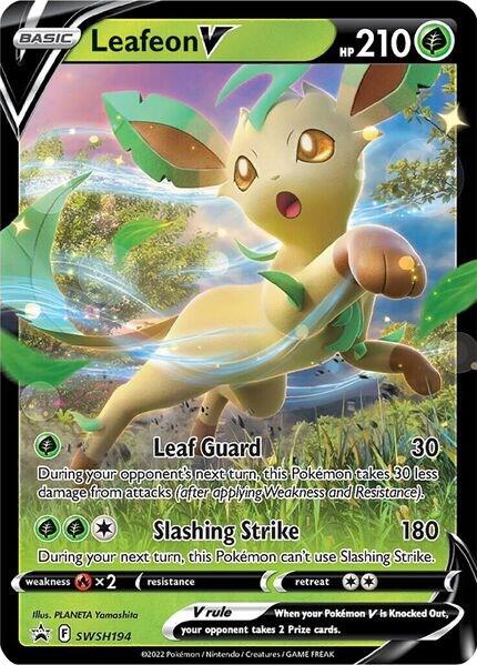 Leafeon V - SWSH194 SWSH194 Promo Sword & Shield Promo Cards Pokémon card