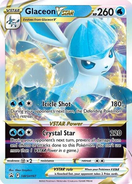 Glaceon VSTAR - SWSH197 SWSH197 Promo Sword & Shield Promo Cards Pokémon card