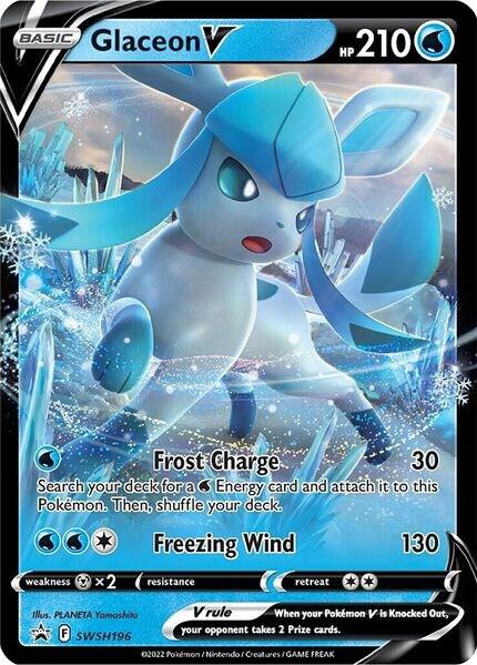 Glaceon V - SWSH196 SWSH196 Promo Sword & Shield Promo Cards Pokémon card