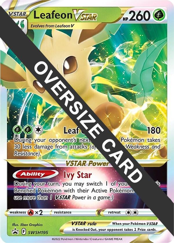 Leafeon VSTAR - SWSH195 SWSH195 Promo Jumbo Cards Pokémon card
