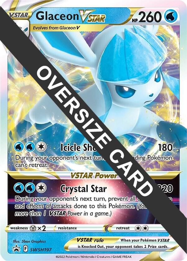 Glaceon VSTAR - SWSH197 SWSH197 Promo Jumbo Cards Pokémon card