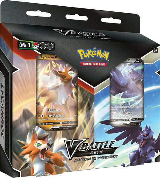 V Battle Deck Bundle [Lycanroc V / Corviknight V] Miscellaneous Cards & Products Pokémon card