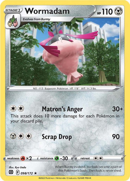 Wormadam (98) 098/172 Rare Brilliant Stars Pokémon card