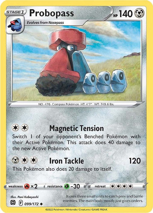 Probopass 099/172 Uncommon Brilliant Stars Pokémon card
