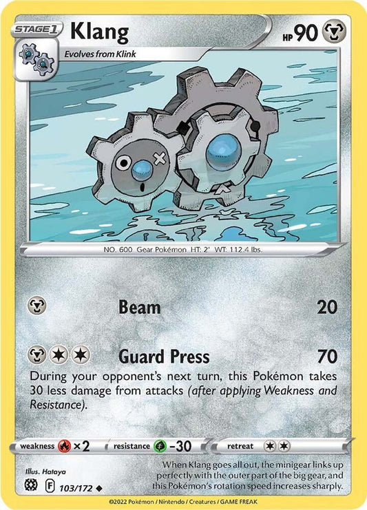 Klang 103/172 Uncommon Brilliant Stars Pokémon card
