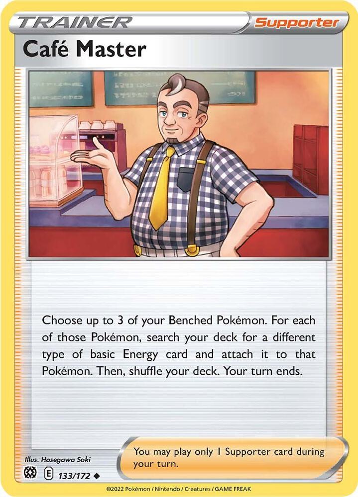 Cafe Master 133/172 Uncommon Brilliant Stars Pokémon card