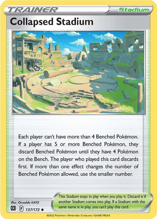 Collapsed Stadium 137/172 Uncommon Brilliant Stars Pokémon card