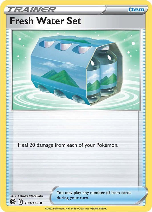 Fresh Water Set 139/172 Uncommon Brilliant Stars Pokémon card