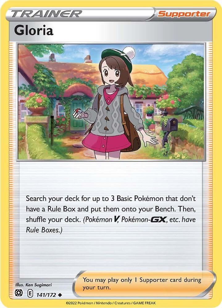 Gloria 141/172 Uncommon Brilliant Stars Pokémon card