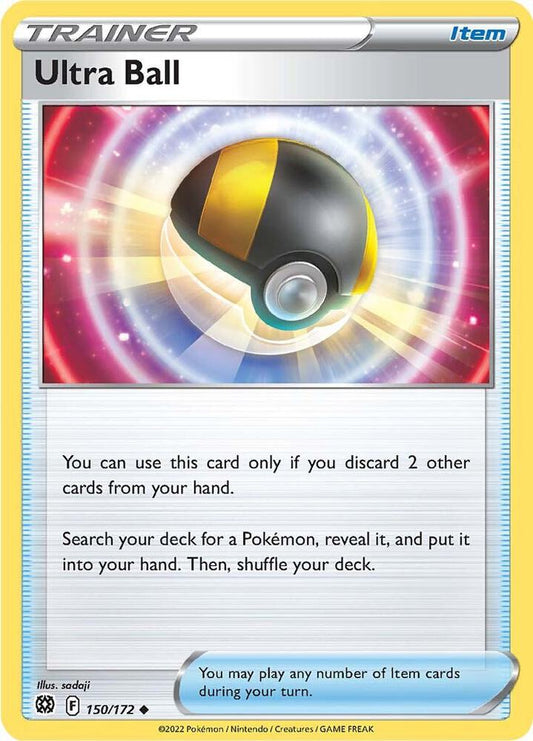 Ultra Ball 150/172 Uncommon Brilliant Stars Pokémon card