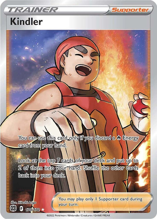 Kindler (Full Art) 170/172 Ultra Rare Brilliant Stars Pokémon card