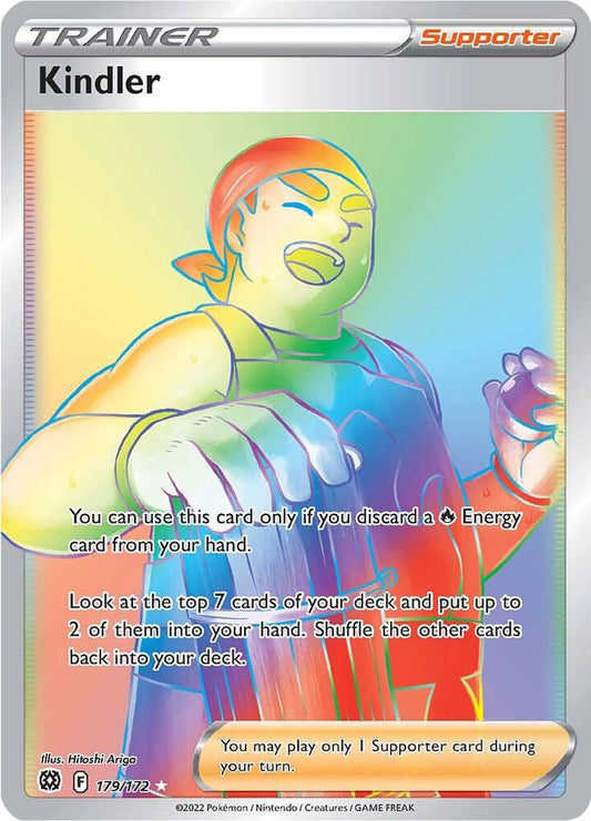 Kindler (Secret) - 179/172 Secret Rare SWSH09: Brilliant Stars
