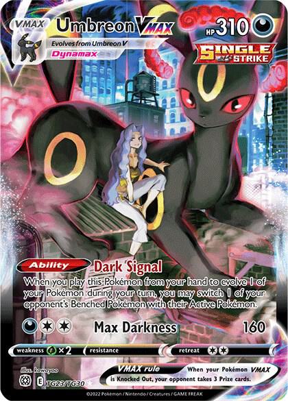 Umbreon VMAX TG23/TG30 Ultra Rare Brilliant Stars Trainer Gallery Pokémon card