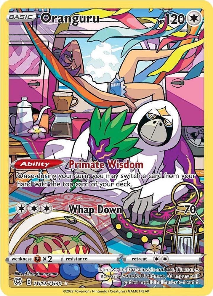 Oranguru - TG12/TG30 Ultra Rare SWSH09: Brilliant Stars Trainer Gallery