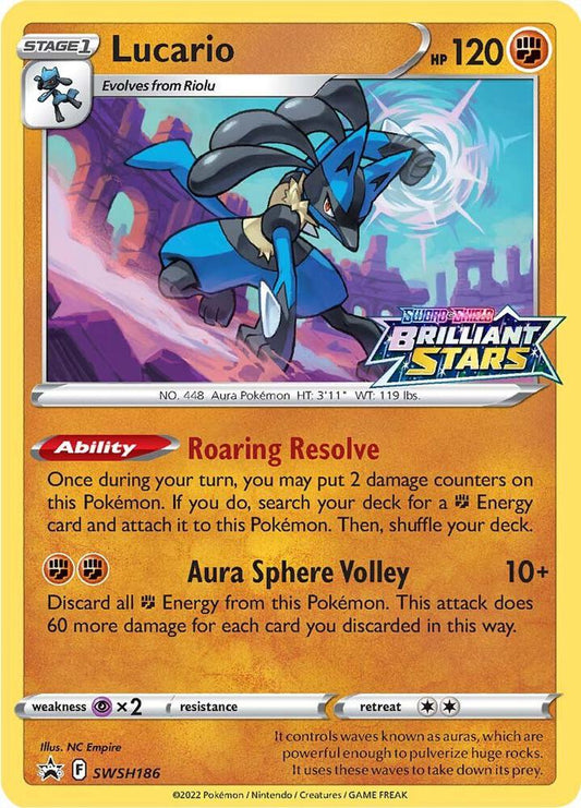 Lucario - SWSH186 - SWSH186 Promo SWSH: Sword & Shield Promo Cards