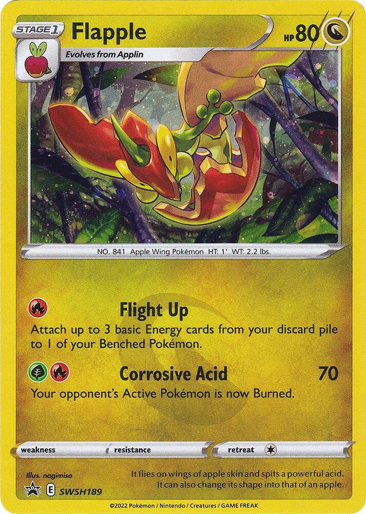 Flapple - SWSH189 - SWSH189 Promo SWSH: Sword & Shield Promo Cards