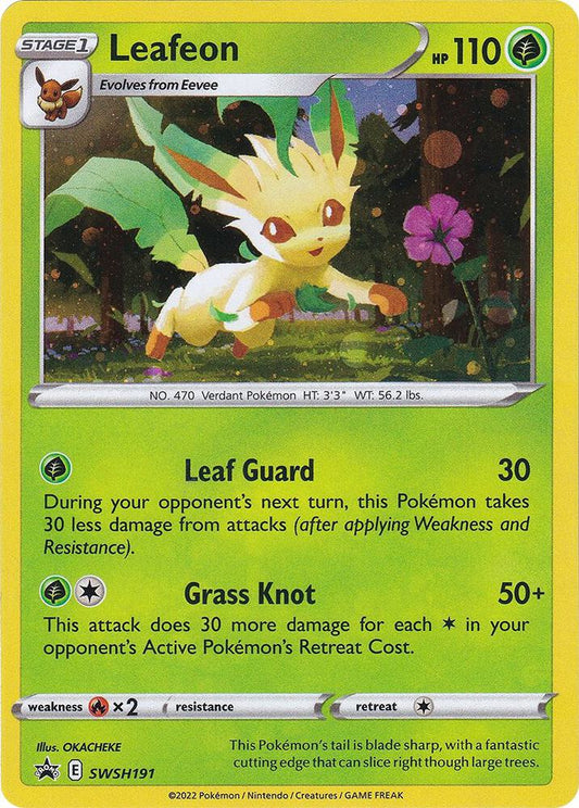 Leafeon - SWSH191 SWSH191 Promo Sword & Shield Promo Cards Pokémon card