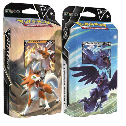 Lycanroc V / Corviknight V Battle Decks [Set of 2] Miscellaneous Cards & Products Pokémon card