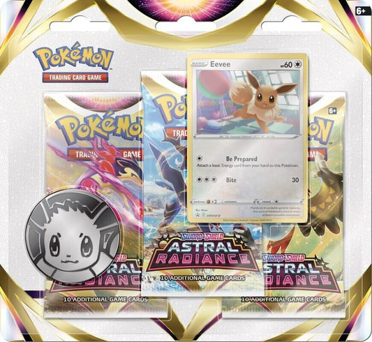 Astral Radiance 3 Pack Blister [Eevee] Pokémon card