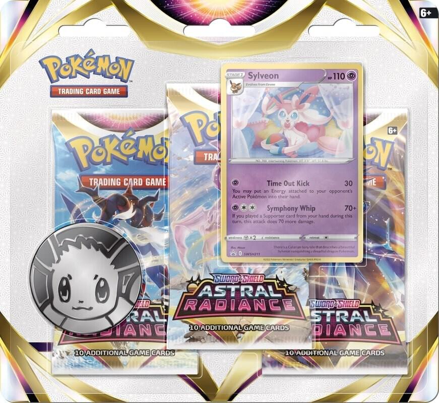 Astral Radiance 3 Pack Blister [Sylveon] - SWSH10: Astral Radiance