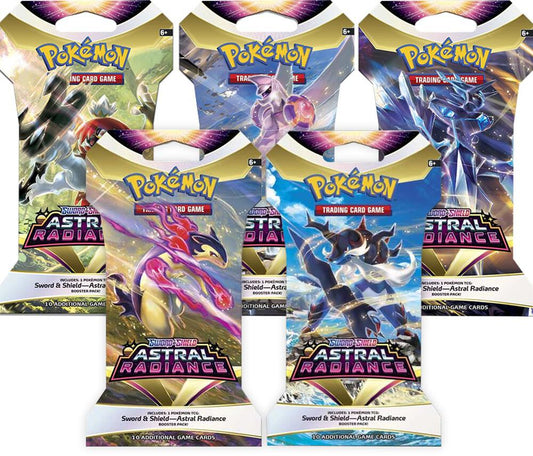 Astral Radiance Sleeved Booster Pack Art Bundle [Set of 5] Pokémon card