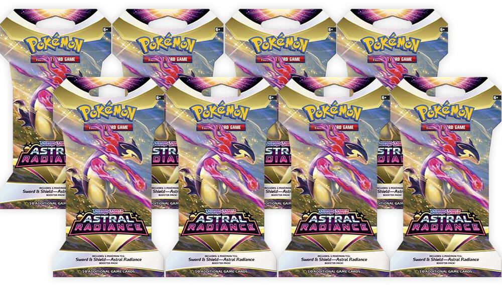 Astral Radiance Sleeved Booster Pack Bundle [Set of 8] - SWSH10: Astral Radiance