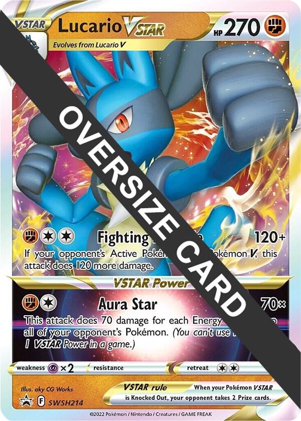 Lucario VSTAR - SWSH214 SWSH214 Promo Jumbo Cards Pokémon card