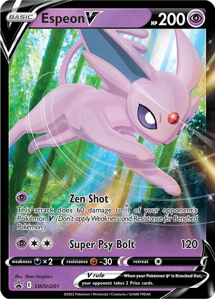 Espeon V - SWSH201 SWSH201 Promo Sword & Shield Promo Cards Pokémon card