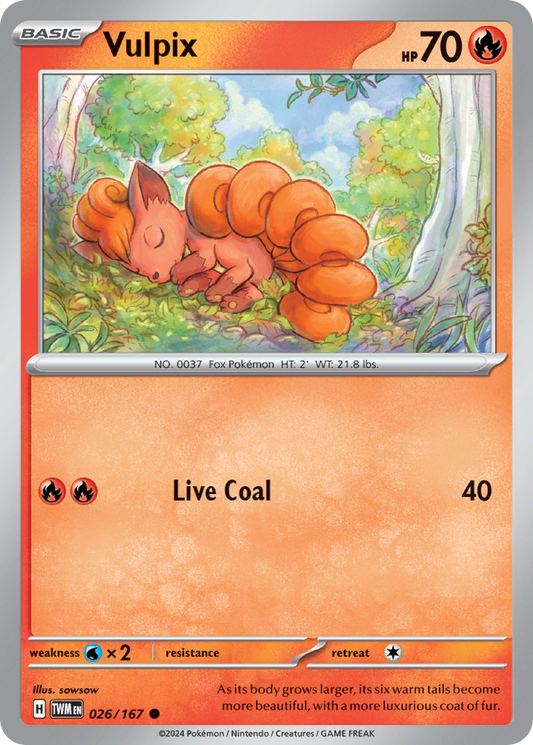 Vulpix 026/167 Common Twilight Masquerade