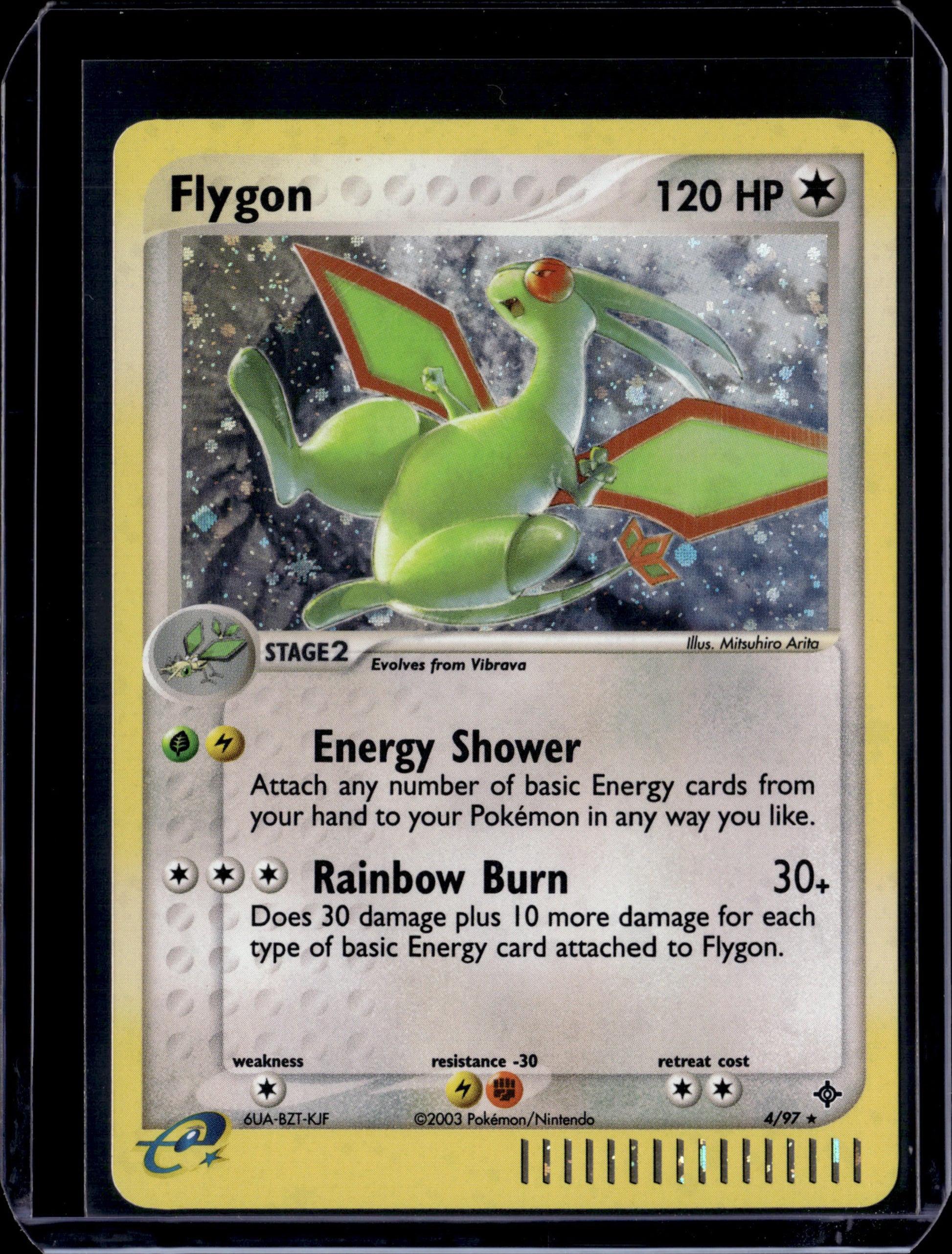 Flygon - 4/97 Dragon #4/97 Holofoil Pokémon Card (front)