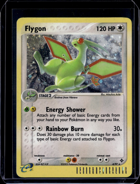 Flygon - 4/97 Dragon #4/97 Holofoil Pokémon Card (front)
