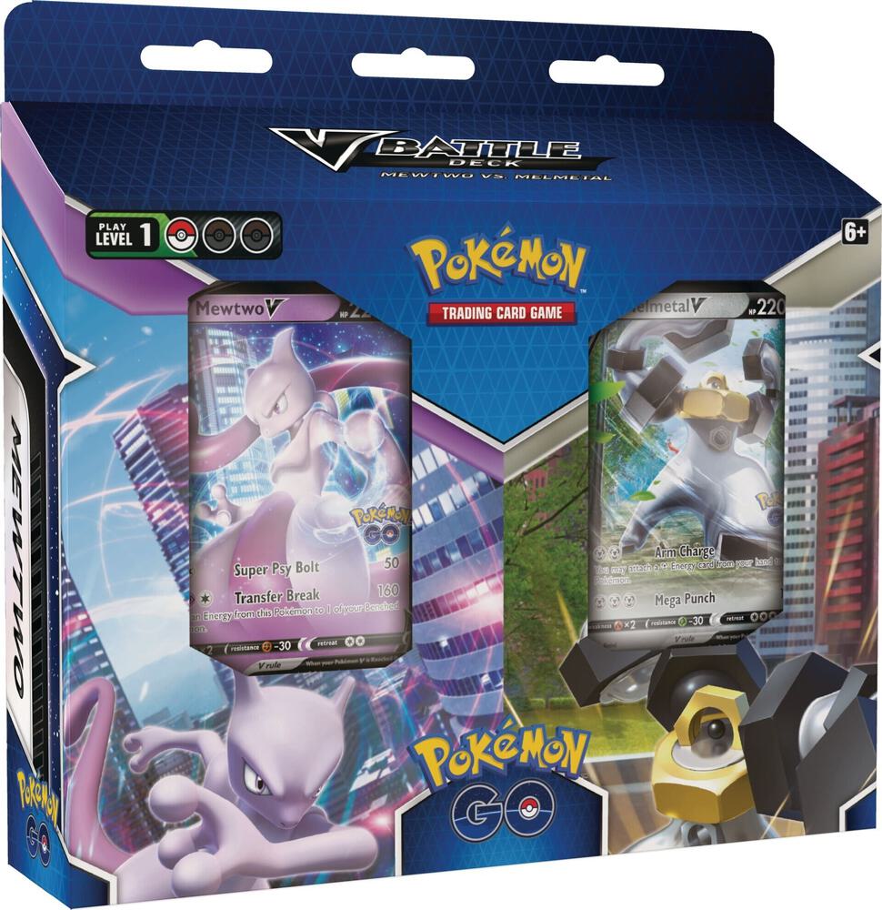 Pokemon GO V Battle Deck Bundle [Mewtwo V/Melmetal V] Pokemon GO