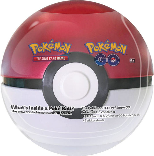 Pokemon GO Poke Ball Tin - Poke Ball Pokémon card