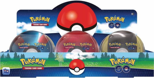 Pokemon GO Poke Ball Tin Display Pokémon card