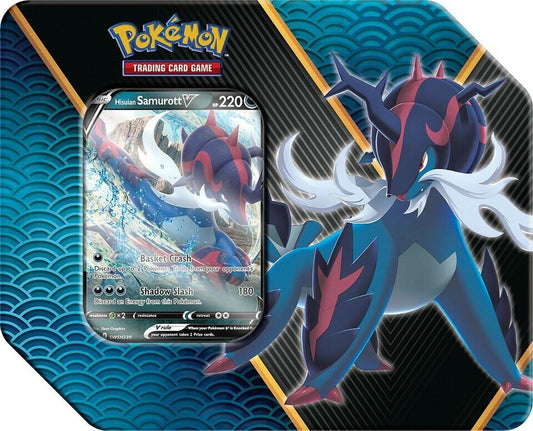 Divergent Powers Tin [Hisuian Samurott V] Miscellaneous Cards & Products Pokémon card