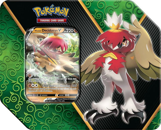 Divergent Powers Tin [Hisuian Decidueye V] Miscellaneous Cards & Products Pokémon card