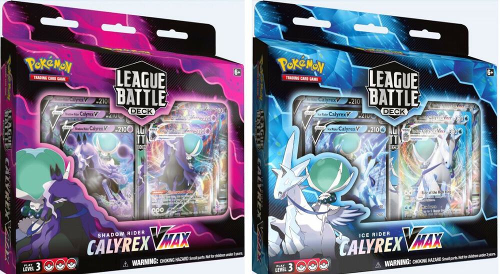 League Battle Deck [Shadow Rider/Ice Rider Calyrex VMAX] [Set of 2] Miscellaneous Cards & Products