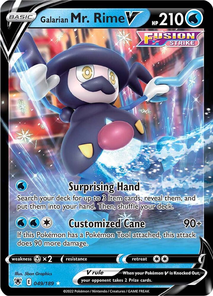 Galarian Mr. Rime V - 049/189 Ultra Rare SWSH10: Astral Radiance