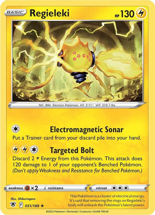 Regieleki 051/189 Rare Astral Radiance Pokémon card